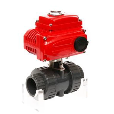 Elektrisk PVC kulventil