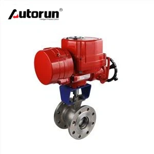 Explosionssäker elektrisk kulventilregulator av V-typ